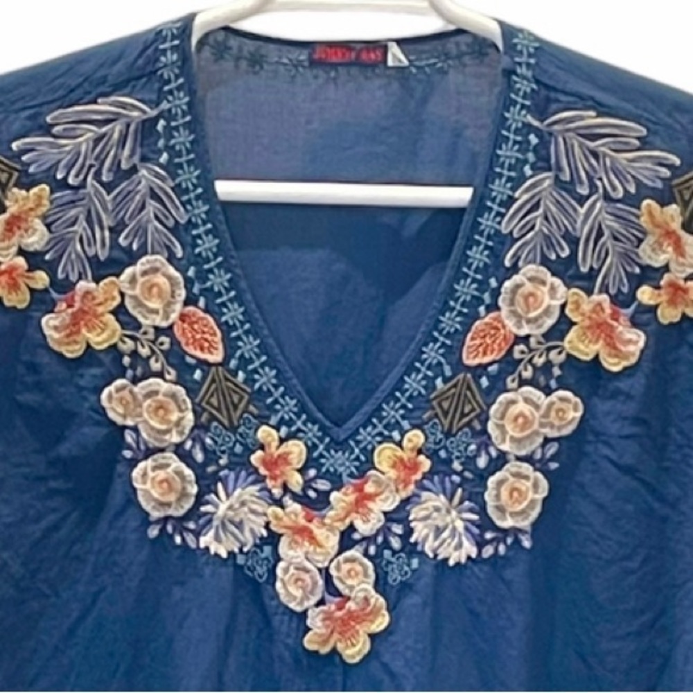 JOHNNY WAS FLORAL DRESS - SZ L